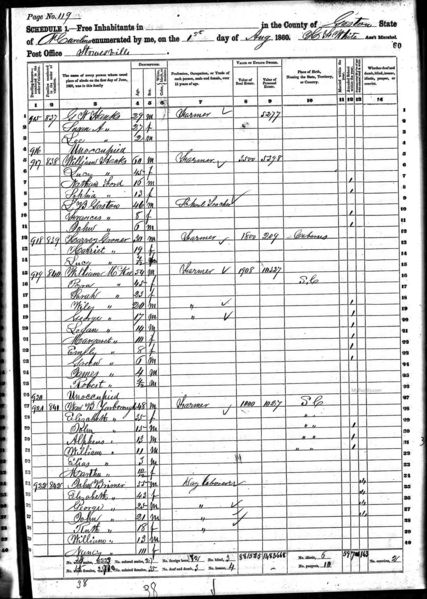 File:1860 census nc gaston no twp stated pg 119.jpg