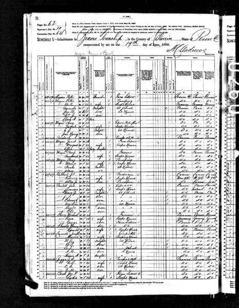 File:1880 census pa clarion beaver dist 64 pg 62.jpg