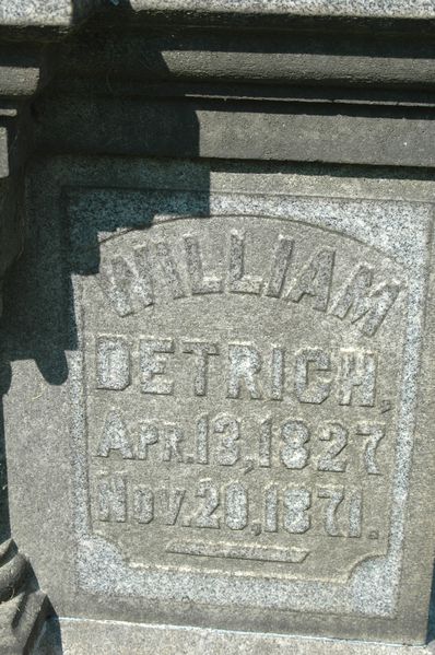 File:Gravestone inscription William Detrich.jpg