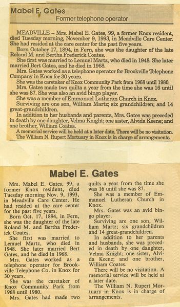 File:Mabel E Gates obituaries.jpg