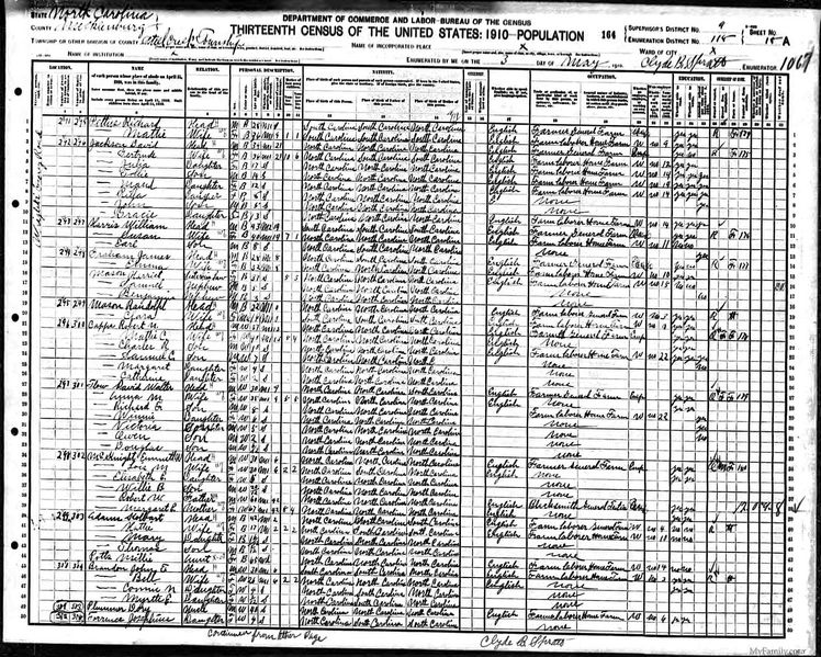 File:1910 census nc mecklenburg steel creek dist 118 pg 35.jpg