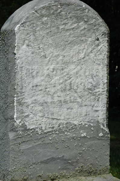 File:Gravestone Illegible 2 in James Wilson plot.jpg