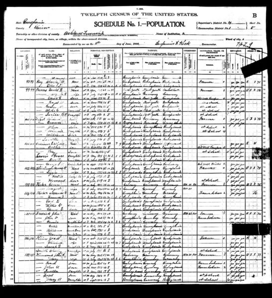 File:1900 census pa clarion ashland dist 1 pg 5.jpg