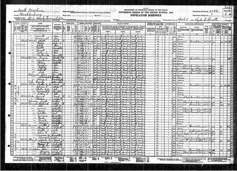 File:1930 census nc mecklenburg steel creek dist 46 pg 15.jpg