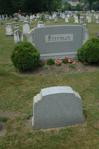 File:Gravestone Sarah Ann Beals Freeman headstone.jpg