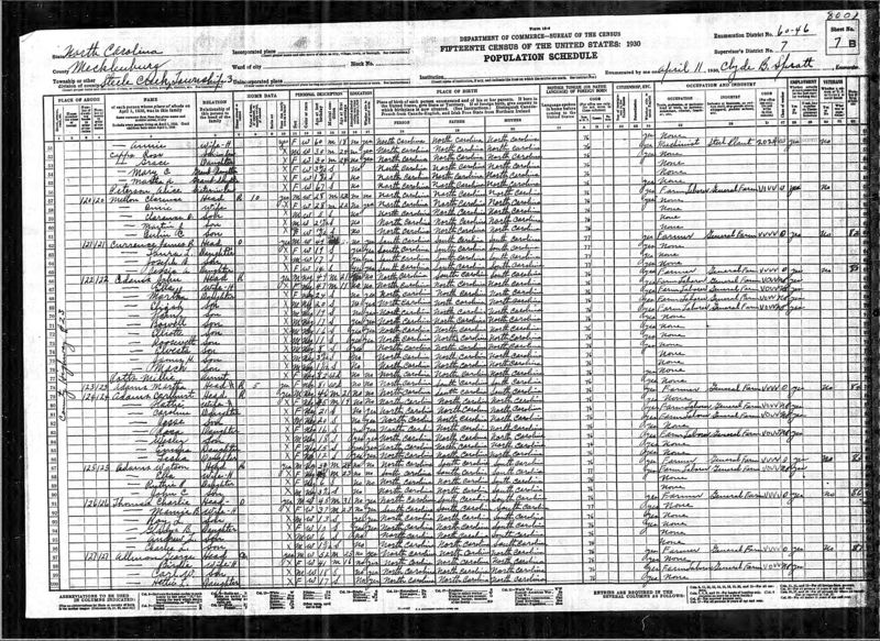 File:1930 census nc mecklenburg steel creek dist 46 pg 7b.jpg
