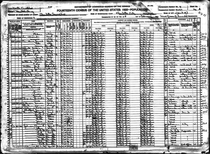File:1920 census nc mecklenburg charlotte ward 1 dist 133 pg 14a.jpg
