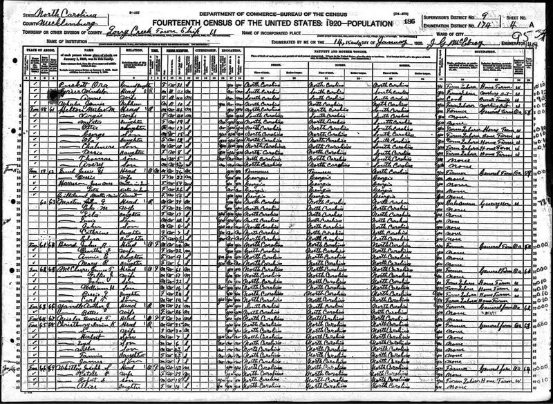 File:1920 census us nc mecklenburg long creek dist 174 pg 7.jpg