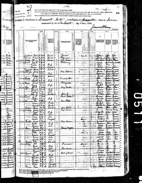 File:1880 census ia carroll carroll dist 32 pg 27.jpg