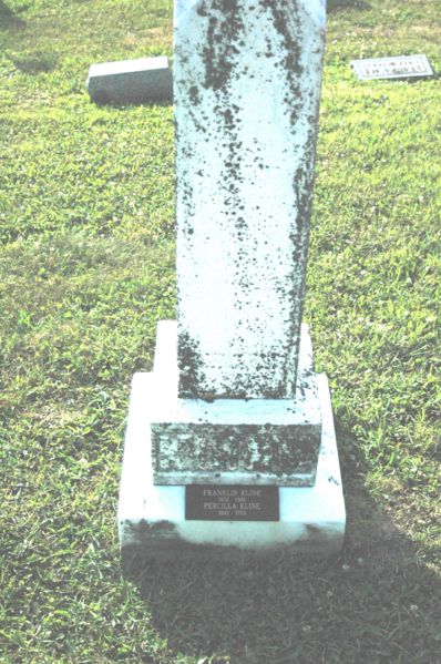 File:Gravestone Franklin & Percilla Kline.jpg