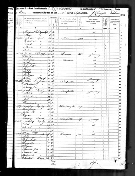 File:1850 census pa clarion beaver pg 11.jpg