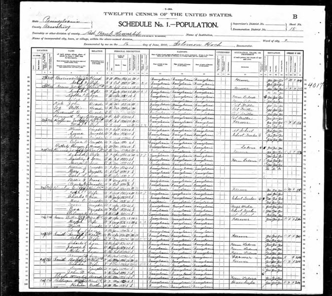 File:1900 US Fed census Red Bank, Armstront, PA p15.jpg
