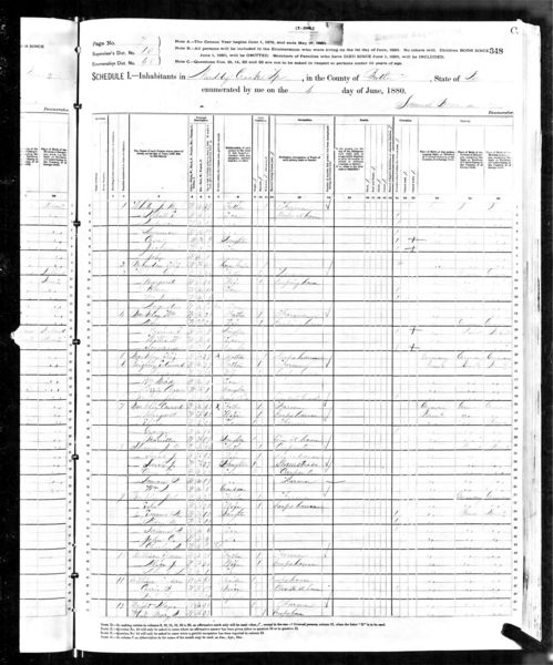 File:1880 census pa butler muddy creek dist 48 pg 7.jpg