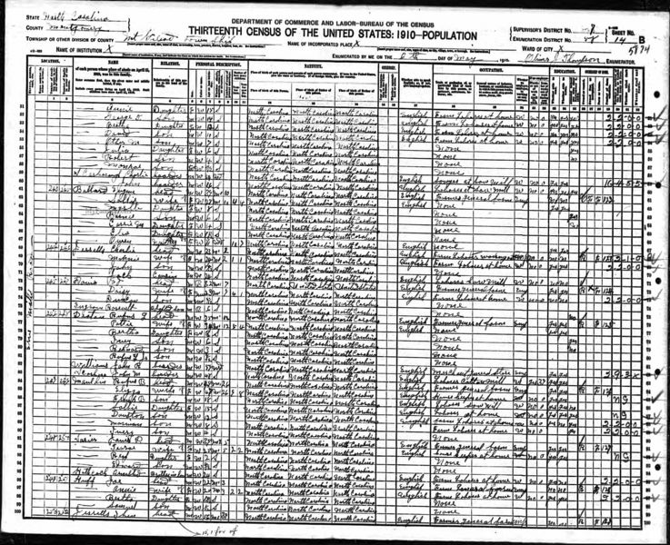 File:1910 census nc montgomery mt gilead dist 58 pg 14B.jpg