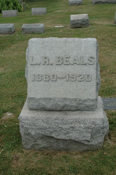 File:Gravestone Leroy R Beals.jpg