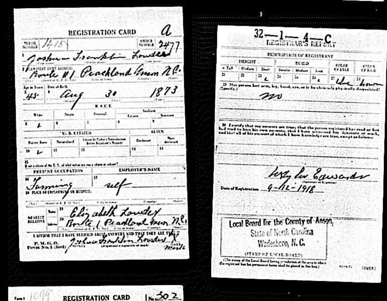 File:Ww1 drraft reg card for Joshua Franklin lowder.jpg