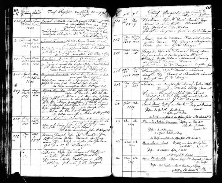 File:Baptism William Biehl 1839 at Emmaus PA.jpg