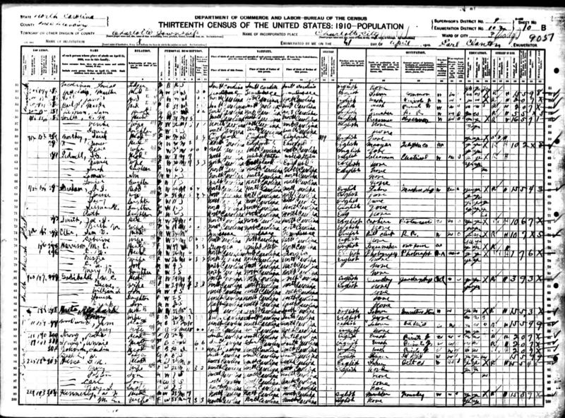 File:1910 census nc mechlenburg dist 102 pg 10B.jpg