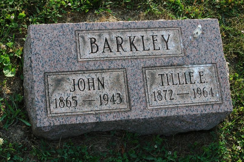 File:Gravestone Tillie E. Wilson & John Barkley.jpg