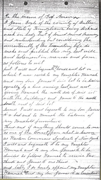 File:Jane Stoughton Boyle's Will pg 1.jpg