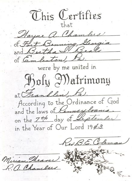 File:Wedding Certificate Wayne & Bertha Chambers.jpg