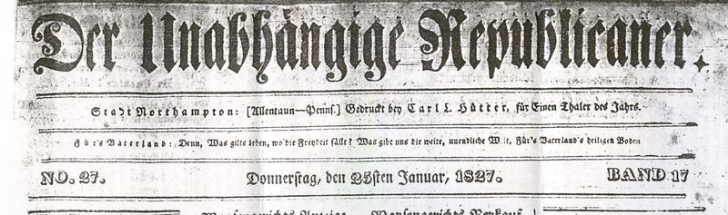File:John Klein & Anna Fenstermacher marriage notice banner.jpg