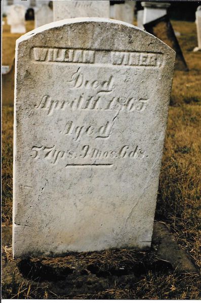 File:William Wimer d 1865 gravestone Wolf Crk Cem.jpg