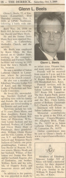 File:Glenn L Beels obit.jpg