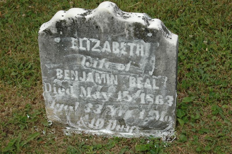 File:Gravestone Elizabeth Shirey, wife of Benj Beals.jpg