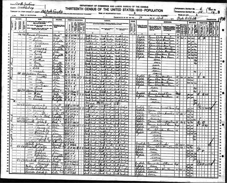 File:1910 census nc mecklenburg steel creek dist 118 pg 32.jpg