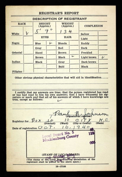 File:WW II draft card JohnDuncan Williams back.jpg