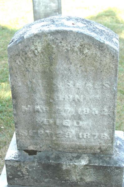 File:St Marks Memorial Chapel gravestone Adaline wife of James Beals.jpg