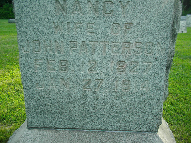 File:Nancy Stoughton Patterson gravestone, Zion cem.jpg