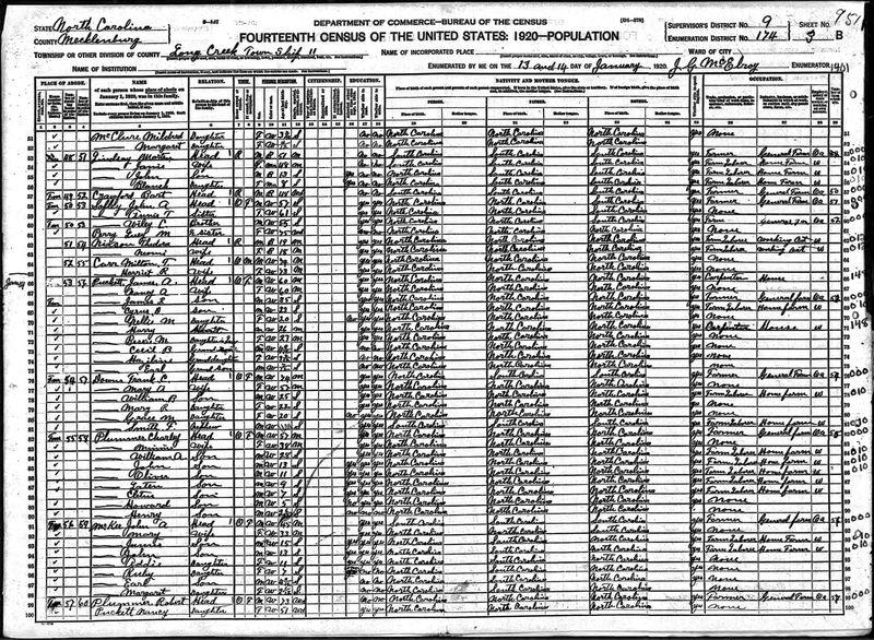 File:1920 census us nc mecklenburg long creek dist 174 pg 6.jpg