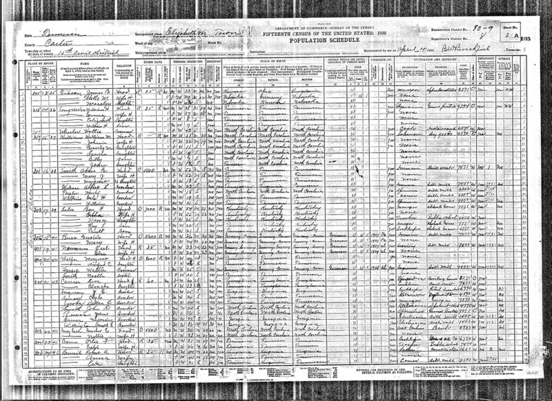 File:1930 census tn carter elizabethtown dist 9 pg 105.jpg