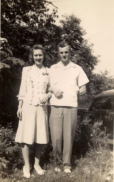 File:Eloise White & Russell Wilson June 1944 wedding.jpg