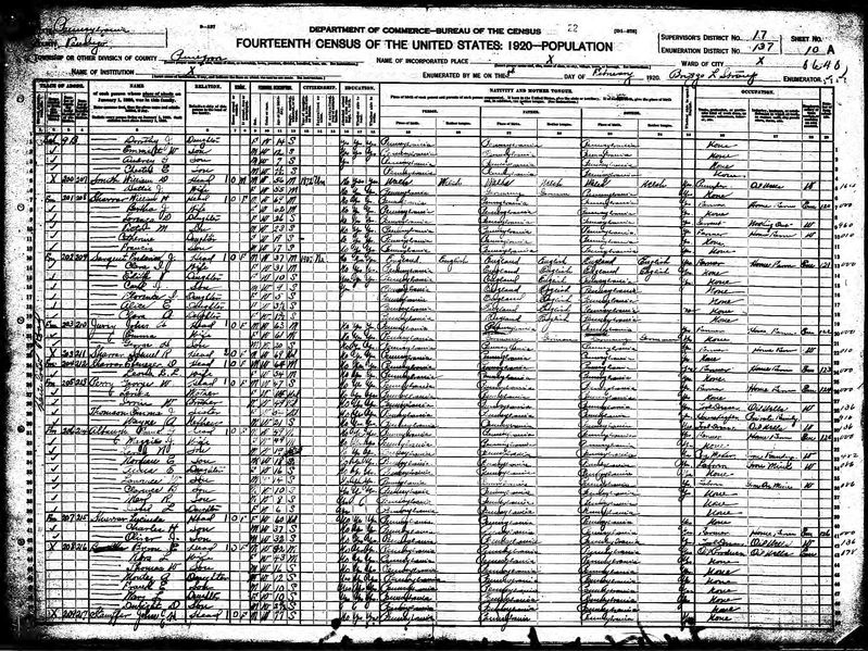 File:1920 census pa venango pinegrove dist 139 pg 19.jpg