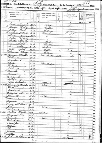 File:1850 census pa clarion beaver pg 51.jpg