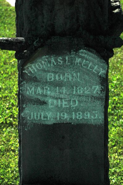 File:Gravestone inscription Thomas L Kelly.jpg