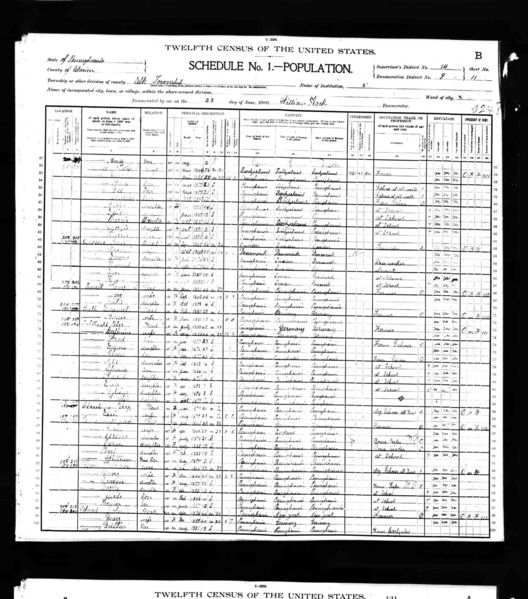 File:1900 census pa clarion elk dist 9 pg 22.jpg
