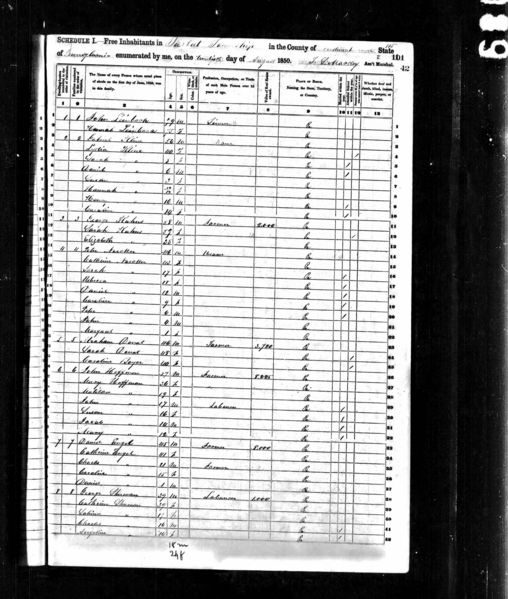 File:1850 census pa northumberland turbot pg 1.jpg