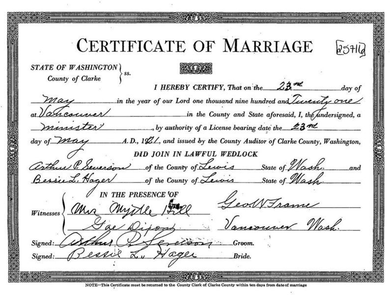 File:Marriage Certificate Bessie Hager and Arthur Severson.JPG